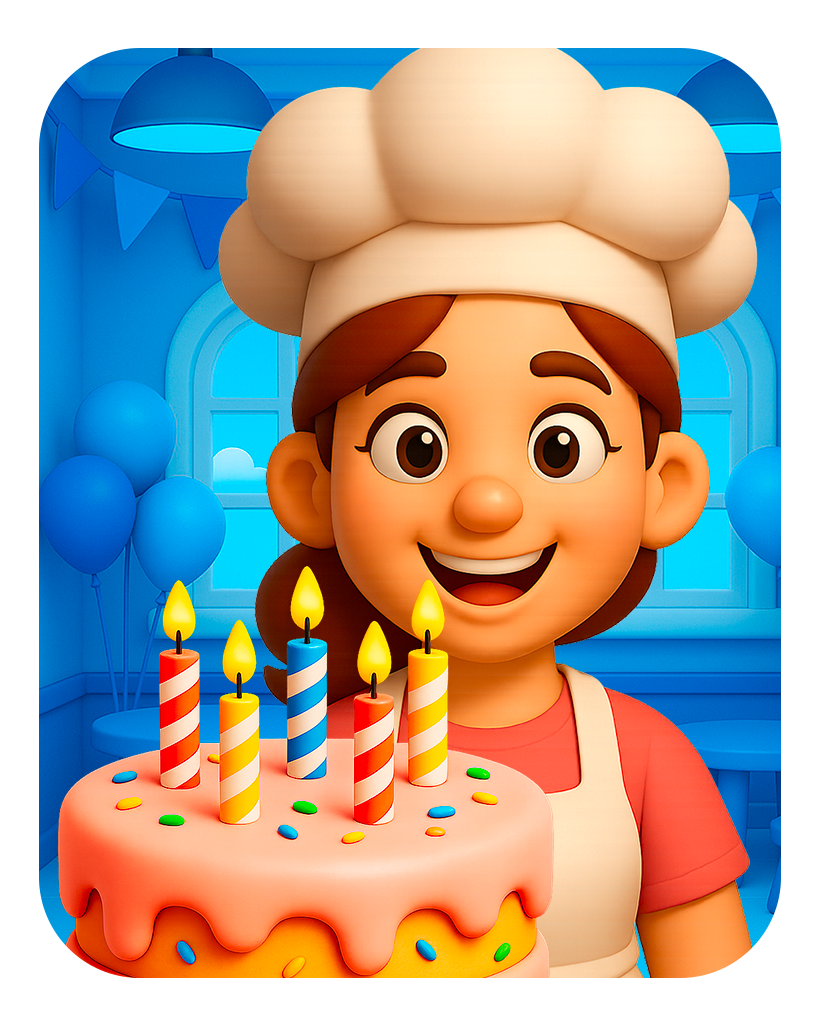 invitation interactive anniversaire jeu choix gateau