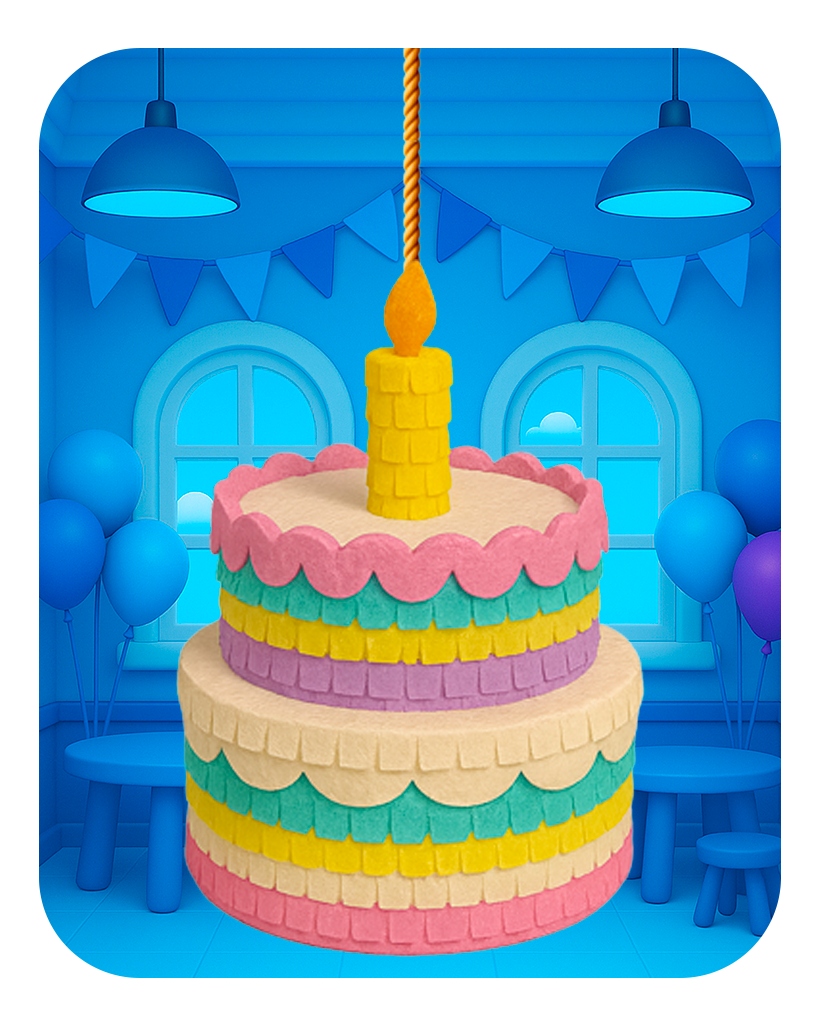 invitation interactive anniversaire Jeu pinata foot